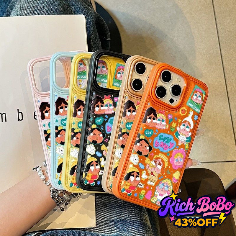 COD-เคสโทรศัพท์ลายเด็กทารกร้องไห้ สีสันสดใส น่ารัก สไตล์การ์ตูน สำหรับ iPhone 17 16 15 14 13 12 11 P
