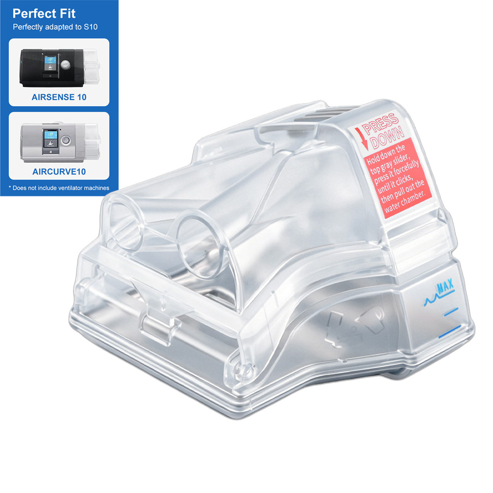 1PC เปลี่ยนห้องน้ําสําหรับ AirSense 10 Perfect Fit ถังน้ําที่เชื่อถือได้ใช้งานร่วมกับ AirSense /AirCurve 10 เครื่อง CPAP