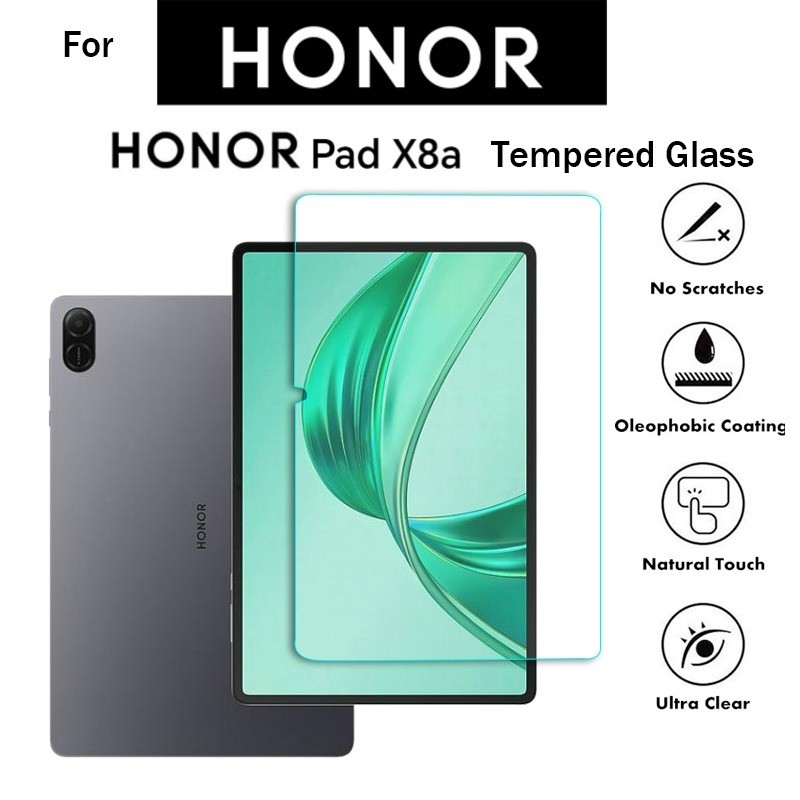 1-2 ชิ้น HD ป้องกันหน้าจอแท็บเล็ต Matte ฟิล์มกระจกนิรภัยสําหรับ Honor Pad แท็บเล็ต V8 X7 X8 X9 X9a Z