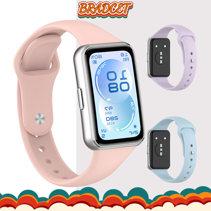 สายยาง for Smartwatch Huawei Band 11/ 11 Pro/ 10 9 8 NFC สายรัดข้อมือสายรัดข้อมือซิลิโคนอ่อนนุ่ม