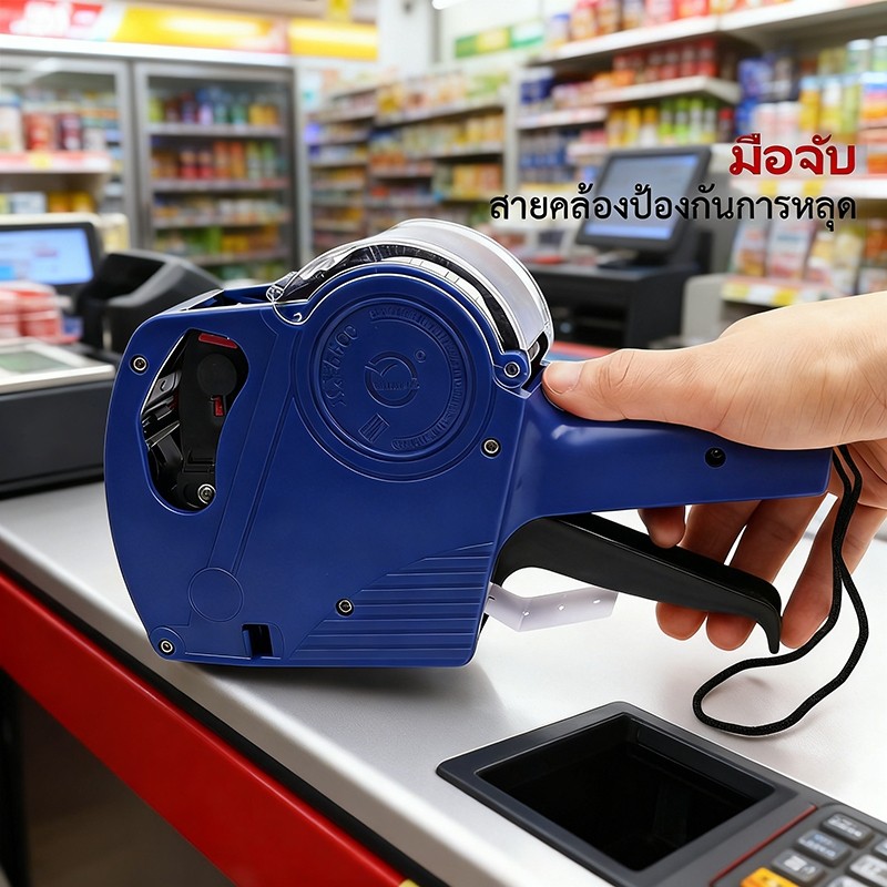 ปืนยิงราคา 8 หลัก เครื่องติดราคาสินค้า Price Labeler พิมพ์วันหมดอายุ ใช้งานง่าย สำหรับร้านค้า