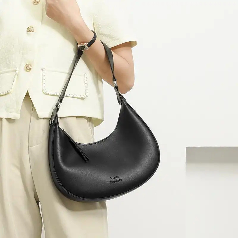 แฟชั่น Crescent Style Niche Crescent Crescent กระเป๋าสะพายมัลติฟังก์ชั่นแบบพกพาและกระเป๋าสะพายข้าง