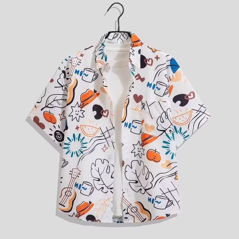 Boys Trend All-Match Jacket ใหม่เสื้อลําลองแขนสั้นผู้ชายฤดูร้อน Niche Design Top