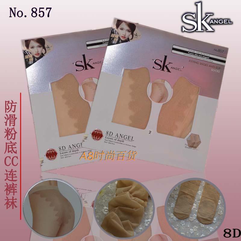 SK857 Anti-Slip Foundation CC ถุงเท้า 8D เซ็กซี่บิกินี่ไม่มีรอยต่อผีเสื้อ Crotch Ultra-Thin Velvet P