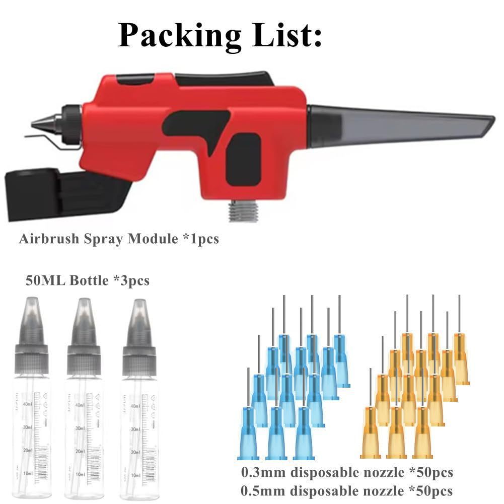ขายร้อน ~ DSPIAE DSPIAE PT-AB ทิ้ง Airbrush น้ําตามสีรุ่นสเปรย์สีเครื่องมือบรรจุดิน Matting ชุด 0531