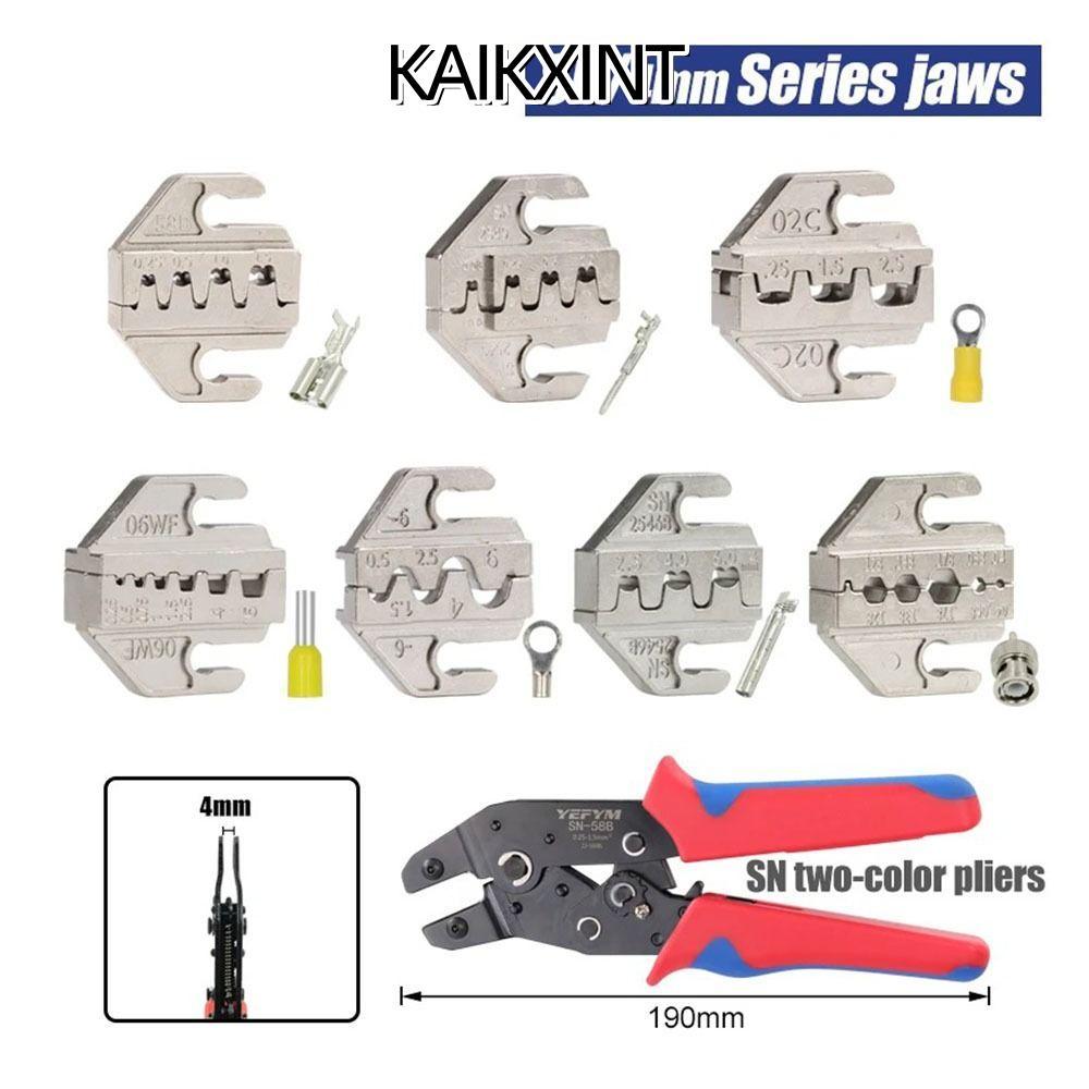 IKIKAXIN CRIMPING คีมขากรรไกร, 06WF 2549 03H Alloy SN CRIMPING คีมขากรรไกร, 48B 58B กว้าง 4 มม.SN-25