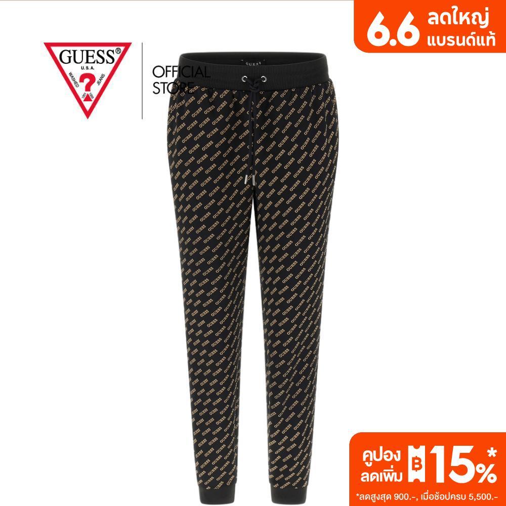 GUESS WOMEN กางเกง รุ่น Q5BB09K6C70  สีดำ