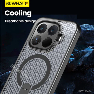 BKWHALE Coolingเคสโทรศัพท์แม่เหล็กสําหรับXiaomi Poco F8 Ultra F7 Ultra F8 Pro M8 M6 Pro X8 X7 Pro Max Xiaomi 17 15T 14T 17T Pro Max Anti Fallปกหลังปลอกนุ่ม