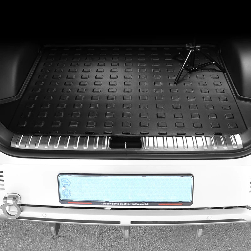 ด้านในและด้านนอกประตู Sill Protector ยินดีต้อนรับเหยียบเกณฑ์บาร์ Trim สแตนเลสสําหรับ Hyundai IONIQ 5