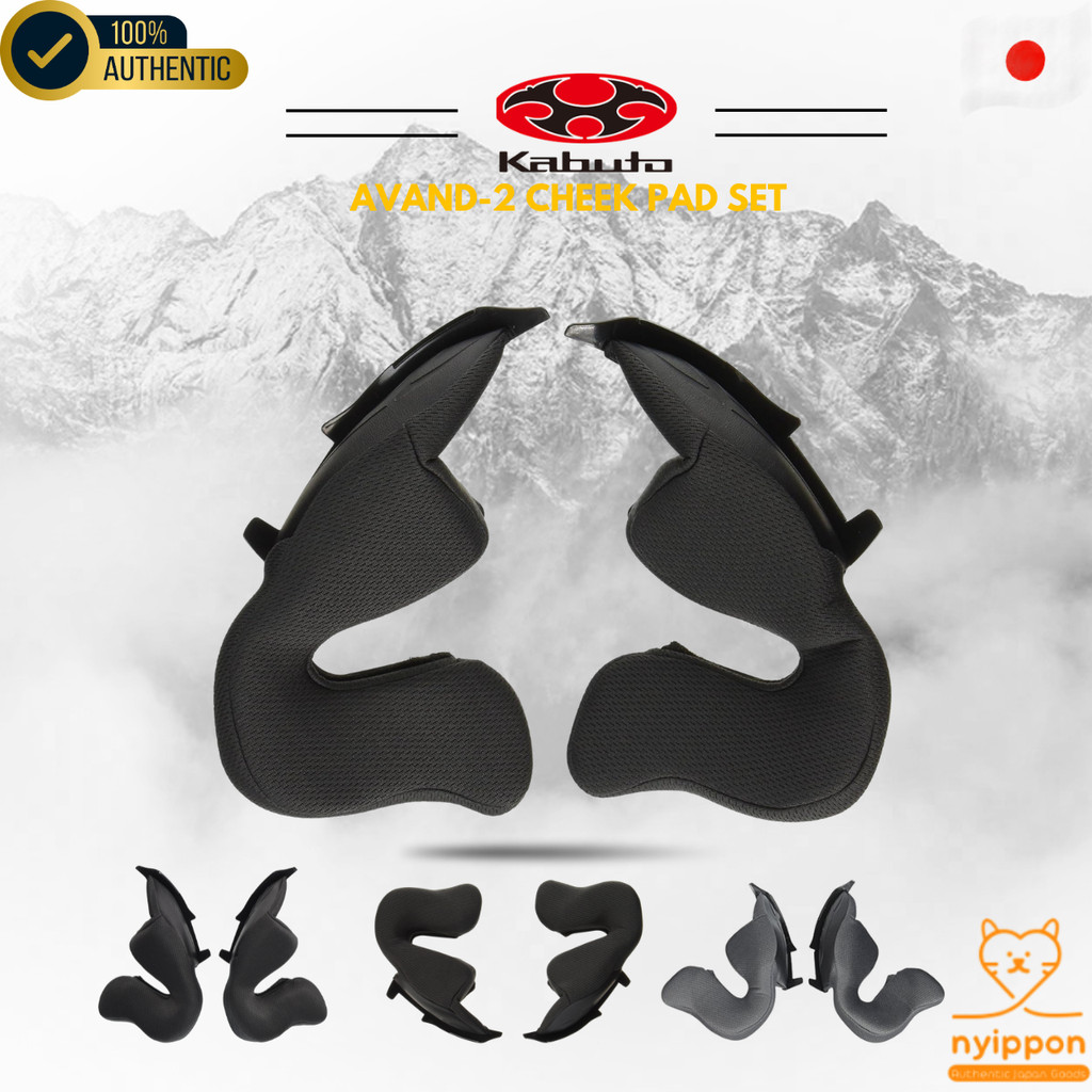 OGK KABUTO AVAND-2 Cheek Pad Set