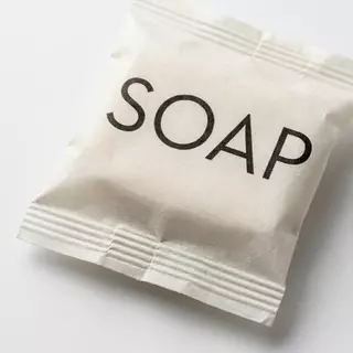 สบู่โรงแรม Perfume soap ขนาด 8 กรัม 100 ก้อน สบู่ขัดขี้ไคล (สำหรับโรงแรม รีสอร์ท สปา ห้องพักแขก โรงพยาบาล)