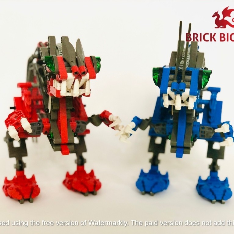 BIONICLE AUD - BIONICLE ASSEMBLY TOY - 8558 Cahdok และ Gahdok ไม่มีกล่อง
