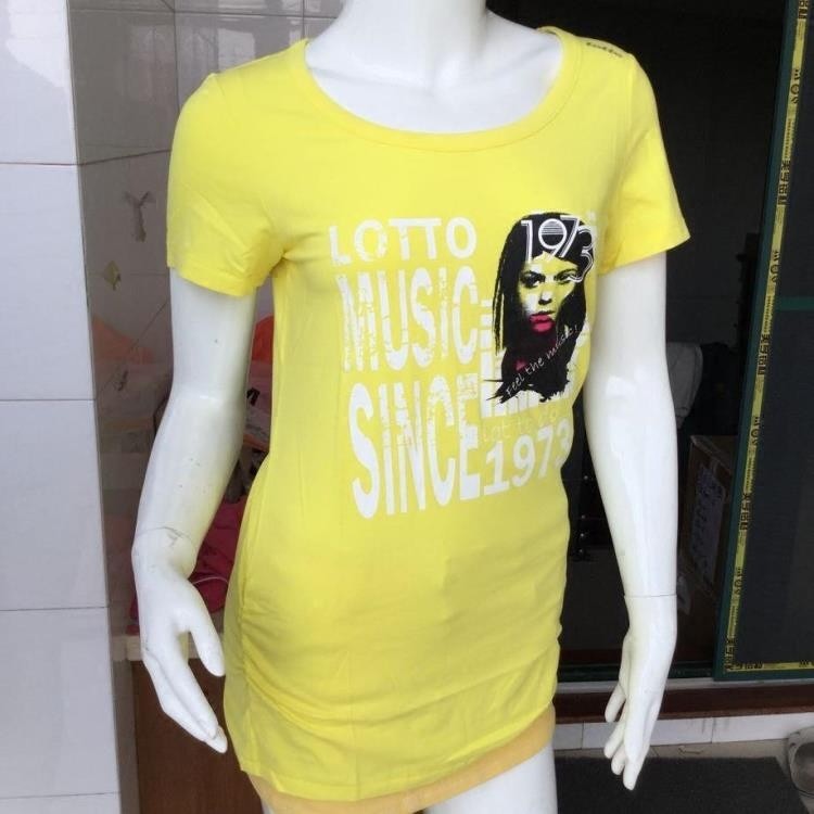 Lotto sport lotto Women 1973 เสื้อยืดแขนสั้นยืดสูงที่ระลึก ETSF126-2