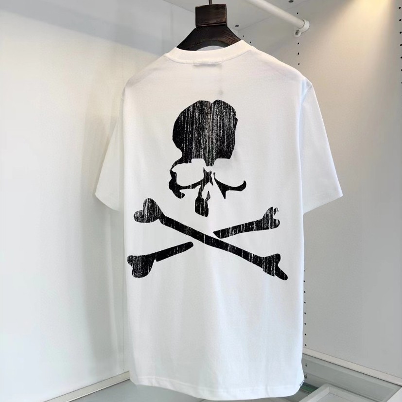 Mastermind MMJ JAPAN เสื้อยืดลําลอง MMJ Skull Print Mens Wear