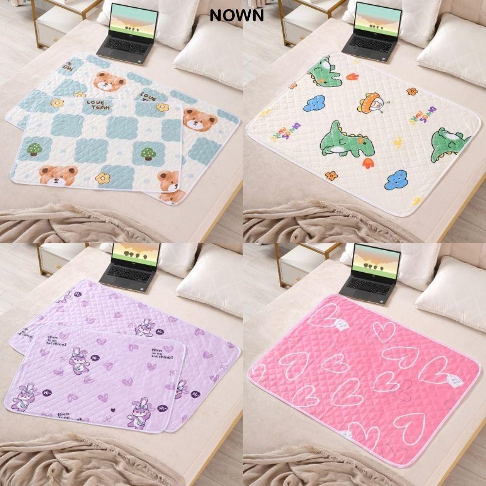 NOWN ผ้ารองฉี่เด็ก อัพเกรดใหม่ หนา5ชั้น ผ้ารองเปลี่ยนผ้าอ้อม กันน้ำ ระบายอากาศ นุ่ม 30*40cm/50*70cm