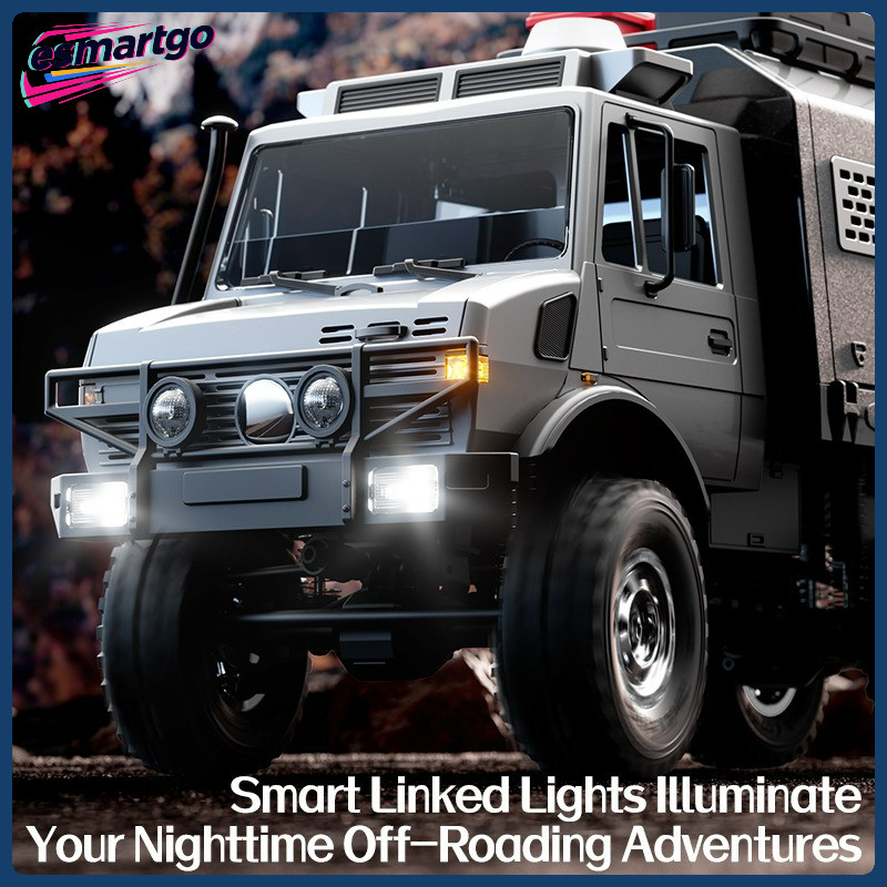 JJRC C8823 C RC รถ 1:18 Unimog 6WD All Terrain Off Road รถปีนเขาจําลอง 2.4G Flagship Edition JJRC ขอ