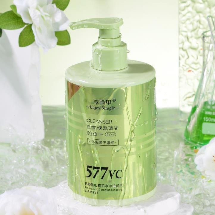 Pure Camellia Amino Acid Facial Cleanser, Large Capacity, Simple and Effective577vc500g Gentle and p