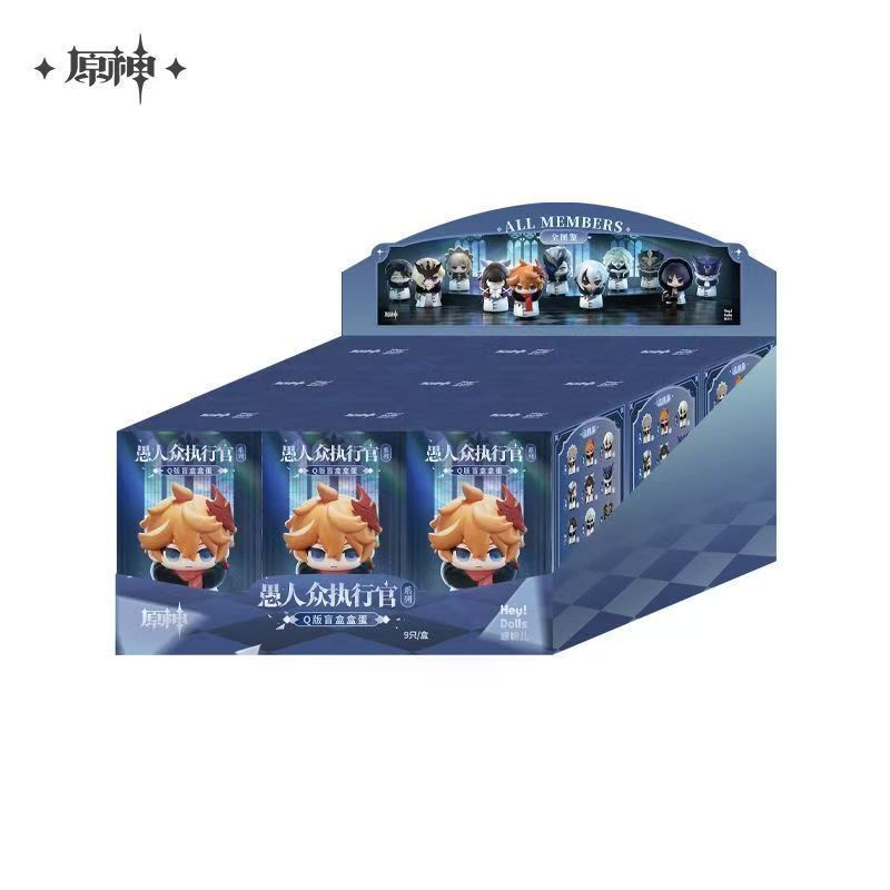 [คลังสินค้าพร้อม] Suplay Genshin Fools CEO Mystery Box สินค้าทํามือรุ่น Q ตุ๊กตากล่องไข่ตกแต่งของขวัญ