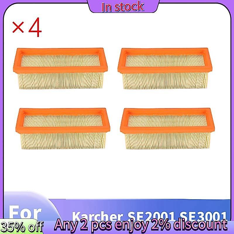 ในสต็อก-สําหรับ SE2001 SE3001 SE5.100, SE6.100 2501,2701 2801, K3001 6.414-498 4 ชิ้นเครื่องดูดฝุ่นเ