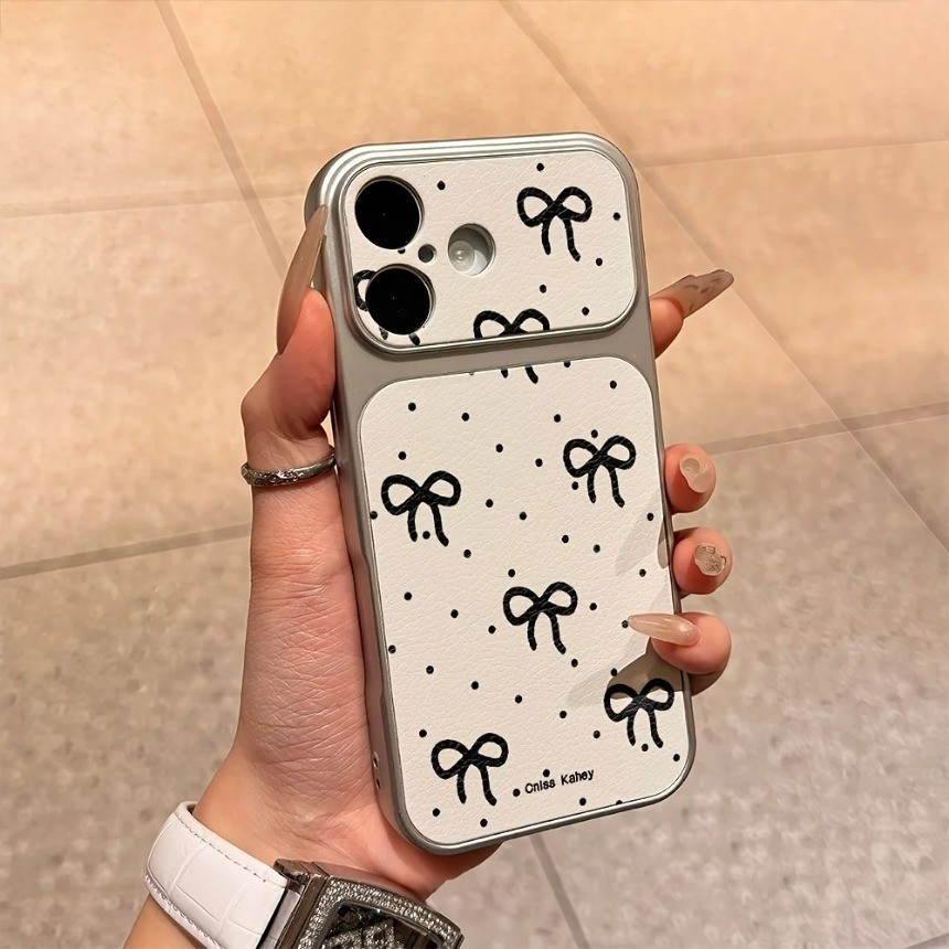 น่ารักสีดํา BowKnot หนังสําหรับ Honor 400 600 Pro 600 400 200 Lite 90 500 สมาร์ท X7 X7B X7C X5B X5C 