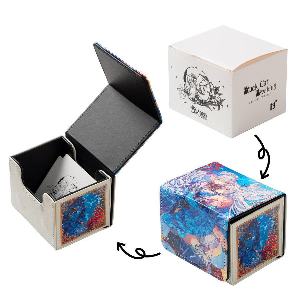 [การ์ดแมวดํา] กล่องการ์ด Yu-Gi-Oh-Zhuchai Aika Siren Mermaid Narcissus Leather Card Box