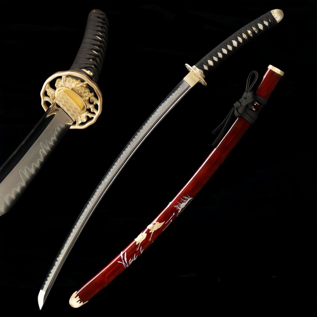 [Pre Order] ดาบ Katana สไตล์ญี่ปุ่น วัสดุโลหะ สำหรับฝึกซ้อมและสะสม ไม่ลับคม