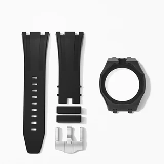 Swatch x AP Royal Pop Original Case Royal Oak Biocermic Ceramic Case+สายรัดซิลิโคนสําหรับ Swatch x AP Royal pop Pocket watch