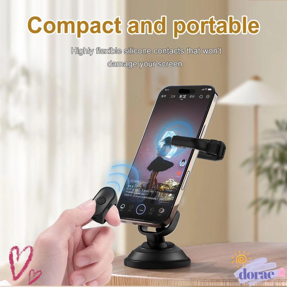 DORAE E-book Page Turner, Remote ABS Page Turner Remote, 2-in-1 Lightweight Record Triggers สําหรับจ