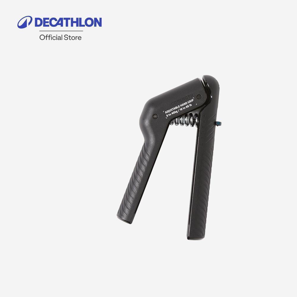Decathlon Adjustable Handgrip 8 - 40 Kg แฮนด์กริปแบบปรับได้ 8 - 40 กก. - Black