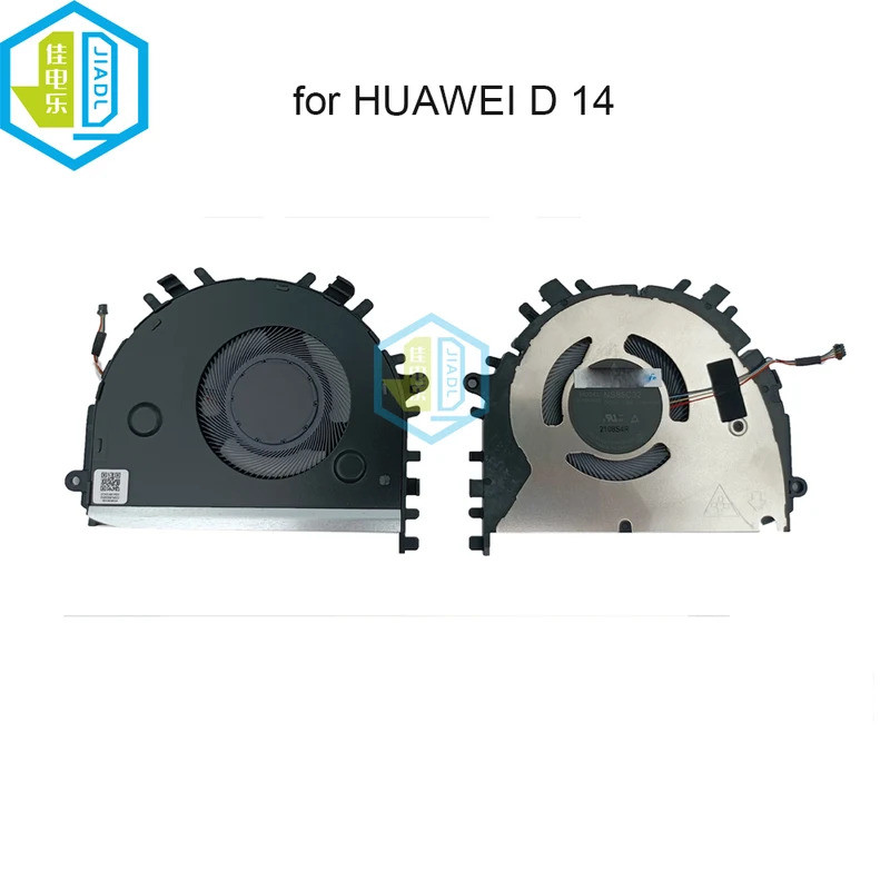 โน้ตบุ๊ค PC พัดลมแล็ปท็อป CPU Cooling พัดลมสําหรับ MateBook D 14 2020 NBL-WAQ9R NBL-WAQ9RP NS85C32 1