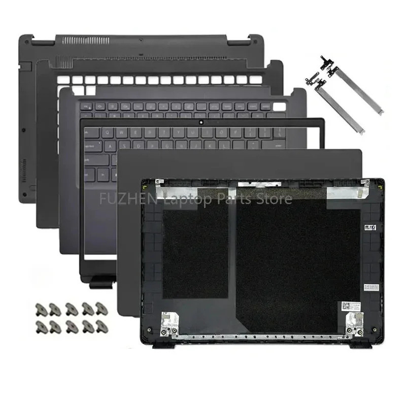 สําหรับ Latitude 3410 E3410 แล็ปท็อปปกหลัง LCD/กรอบด้านหน้า/Palm Pad คีย์บอร์ด/ฝาครอบด้านล่าง/บานพับ