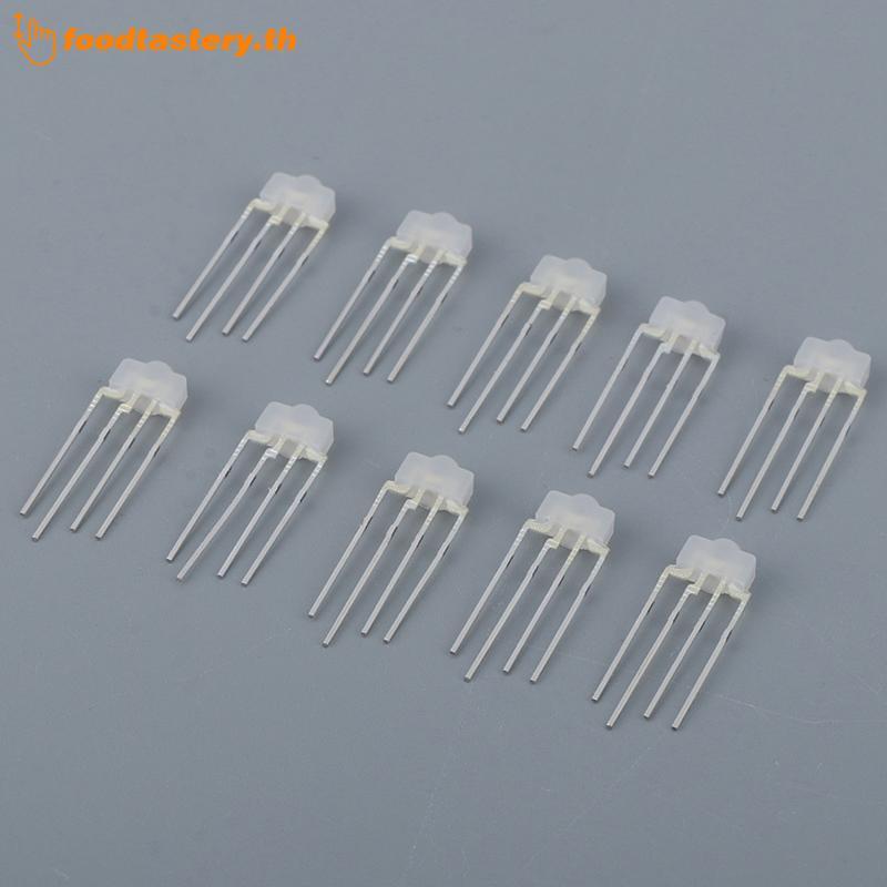 FTY 10 ชิ้น RGB 4Pin ไฟ LED สําหรับคีย์บอร์ดสวิตช์ Kailh Gateron OTM Razer N