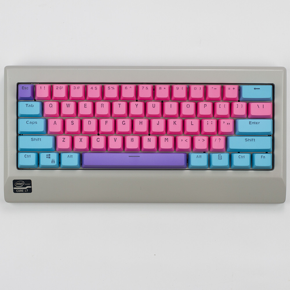 คีย์แคปใส 60% คีย์บอร์ด PBT Matte โปร่งแสง RK61 Keycap oem Pirate K65 Keycap 60he/poker Keycap