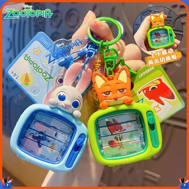 พวงกุญแจ Zootopia Plush Judith Nick Plush ของเล่น Zootopia 2 ตุ๊กตาจี้เครื่องประดับตุ๊กตาของเล่นเด็กของขวัญ