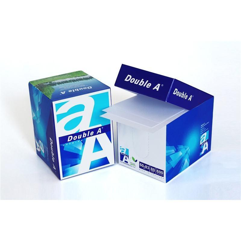 DOUBLE A กระดาษโน้ต 80 แกรม สีขาว กล่อง 600 แผ่น