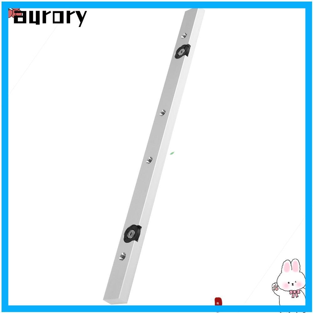 AURORY Miter Bar Slider, อลูมิเนียม Universal Table Saw Gauge Rod, ทนทานเงิน T-Track Miter Bar Rail 