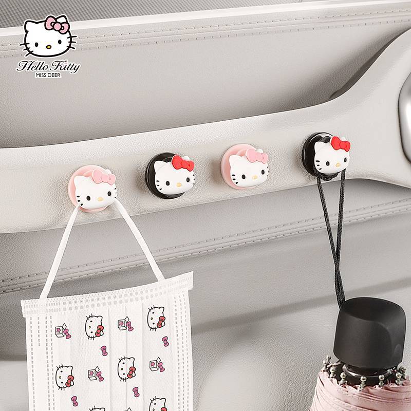 Car Hook Small Car Hook Interior Multifunctional Cute Co-Pilot Hook Cartoon Car Hook for Car 4dRA