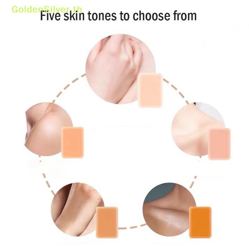 GoldenSilver 6PC กันน้ํา Tattoo Flaw ปกปิดเทป Full Cover คอนซีลเลอร์ Stier Body Arm TH
