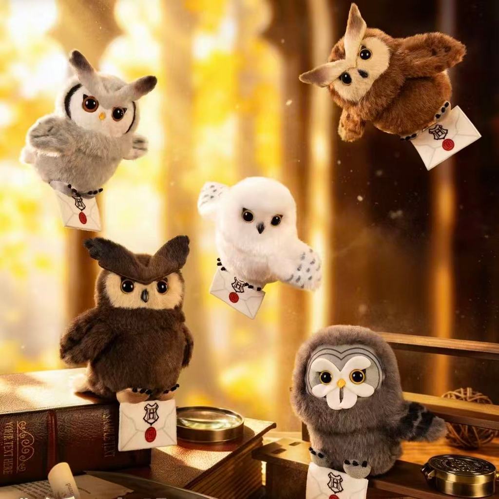 Resonance Harry.Potter Owl Series ตุ๊กตาน่ารัก Hedwig Merchanded จี้ของขวัญวันเกิด