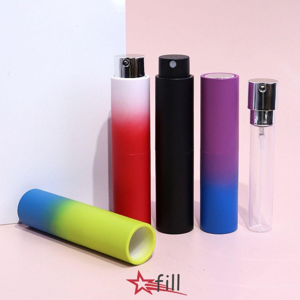 FILL สเปรย์หมุนขวด,น้ํามันหอมระเหยรีฟิลขวดน้ําหอมขนาดเล็ก,ภาชนะเครื่องสําอางเปล่า 10 มล.