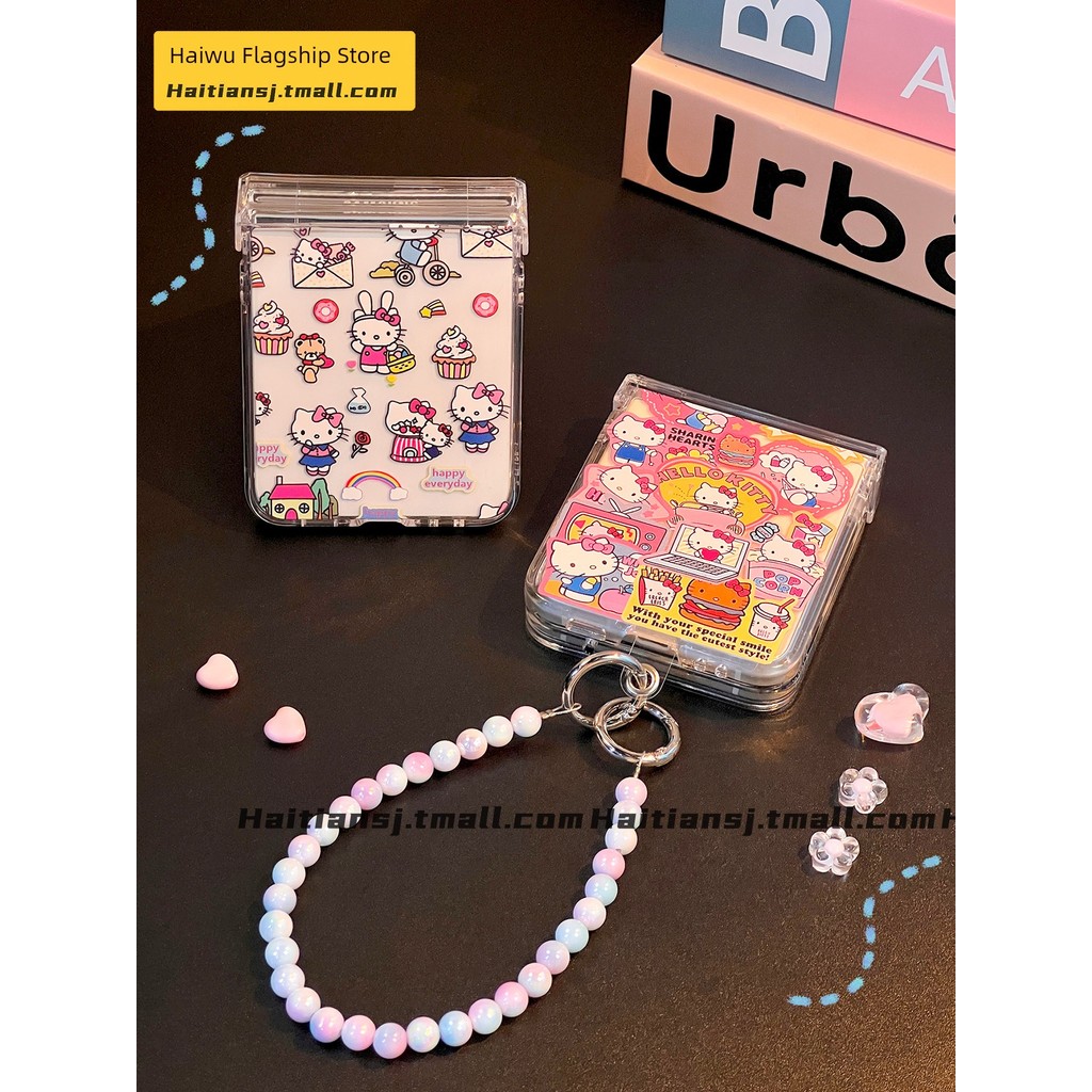 เคส z flip 6 เคส flip5 Haitian เหมาะสําหรับ matex5 Huawei pocket2 Samsung zflip7fe เคสโทรศัพท์ n3fli