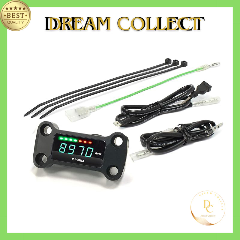 OpMid OPM Top Indicator Tachometer & Voltmeter Black Monkey 125 M1304BK