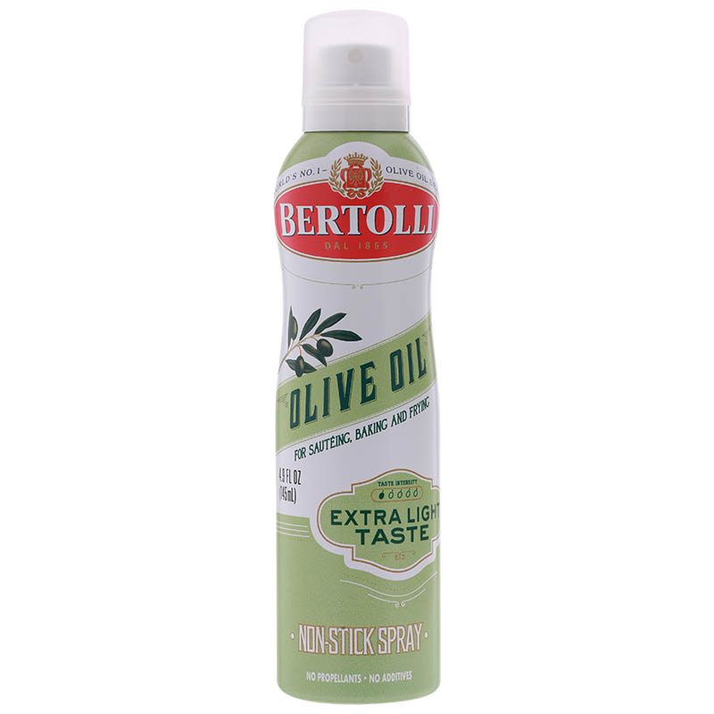 เบอร์ทอลลีสเปรย์น้ำมันมะกอกเอ็กซ์ตร้าไลท์เทสติ้ง 145มล. Bertolli Extra LightSpray145ml [หมายเลขบาร์โค้ด 0041790600186 ]