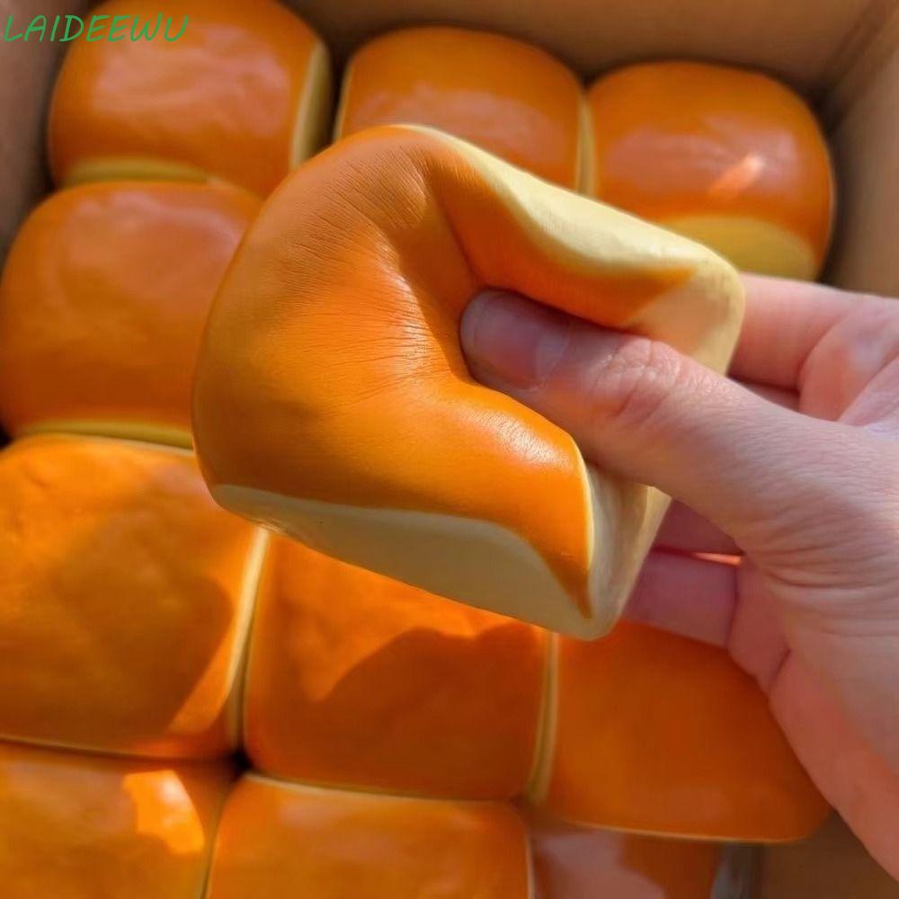 LAIDEEWU Sensory Fidget Ball, Soft Calming Hand Relax ขนมปังฮาวาย Squishy, ของขวัญเด็กจําลองช้า Rising Sticky ช้า Rebound ของเล่น Party Favor