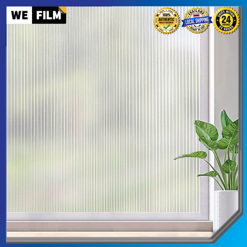 [ จัดส่ง TH] Frosted Window Film ความเป็นส่วนตัวกระจกสติ๊กเกอร์ไม่ติดฟิล์มป้องกันรังสียูวีสำหรับตกแต่งบ้าน
