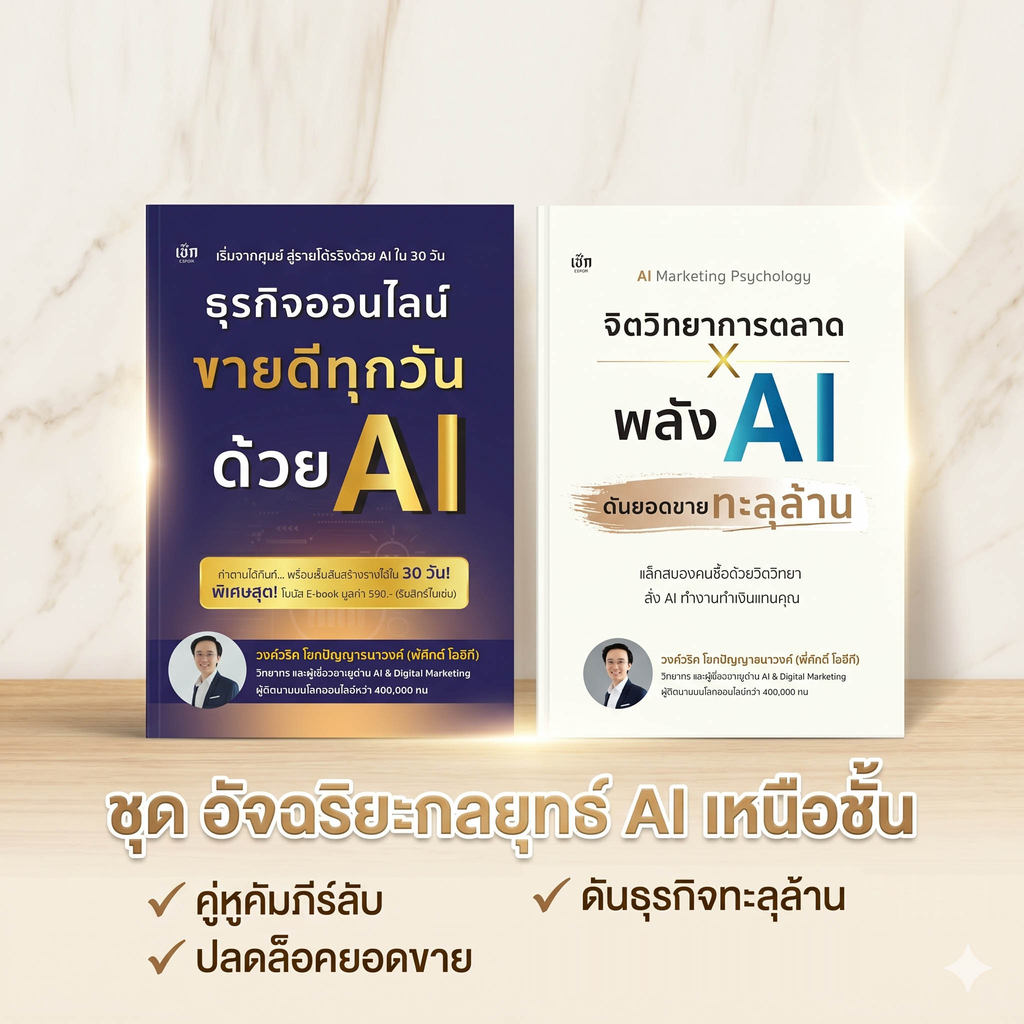 ชุด อัจฉริยะกลยุทธ์ AI เหนือชั้น  (The Masterclass AI Intelligence Set)