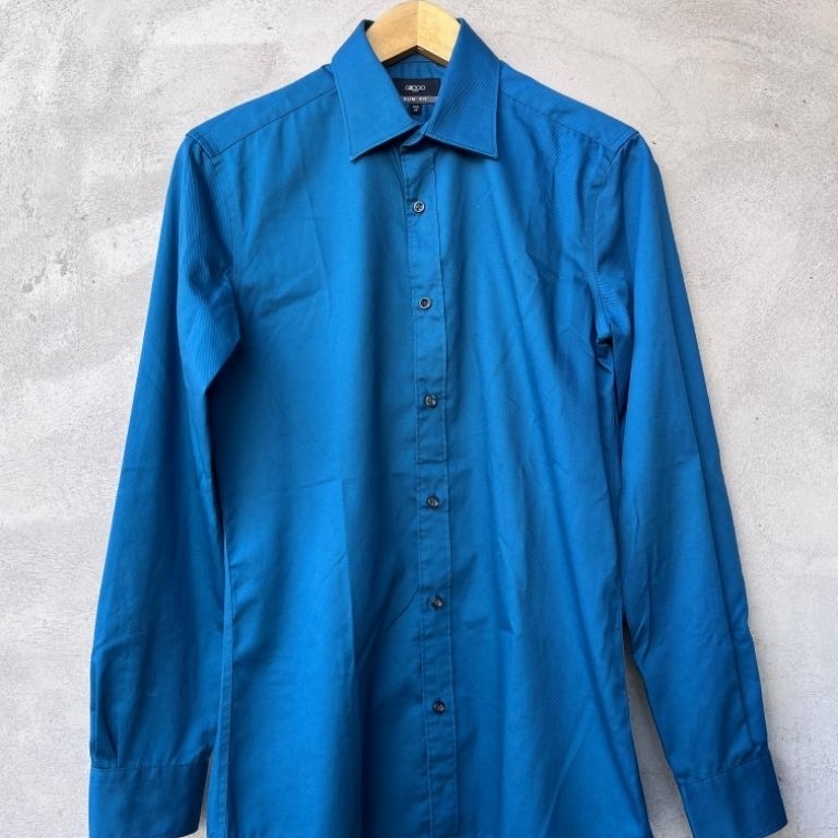 KEMEJA G2000 เสื้อเชิ้ตผู้ชายทรงเข้ารูป S