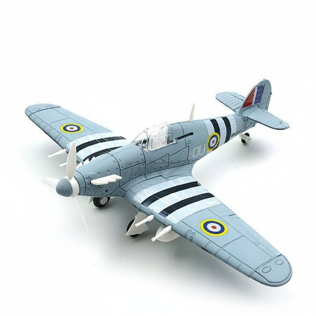 Fixed Landing Gear 4D Model Airplane เครื่องบินขนาดเล็กของเล่น