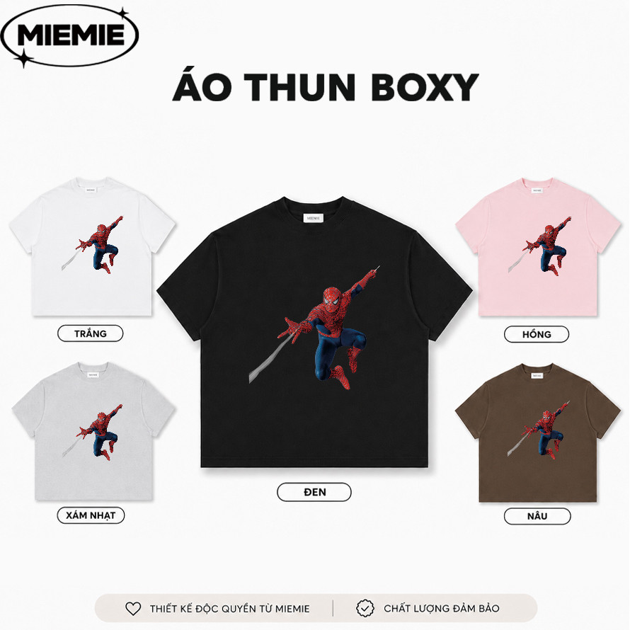 COD จัดส่งภายใน 24 ชั่วโมง(Ho Chi Minh) เสื้อยืด Boxy Form Tee Cotton 260gsm, Unisex ผู้ชายและผู้หญิ