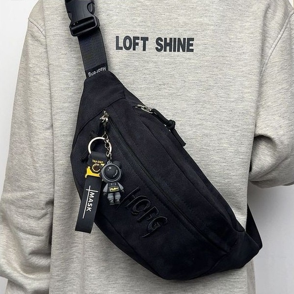 [EMINI HOUSE] กระเป๋าคาดหน้าอก Men Women Street Wear Messenger กระเป๋าเป้สะพายหลังขนาดเล็ก Unisex กร